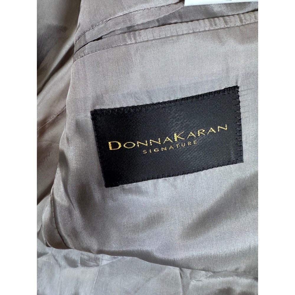 Donna Karan Signature 41R Wool Blend Blazer Jacket Made in Italy Excellent! - Picture 9 of 13